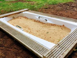 Garden Outdoor Sandpit Bath
